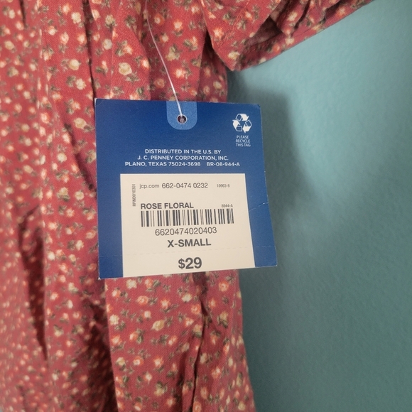 Arizona Floral Off Shoulder Top Pink - Picture 2 of 3